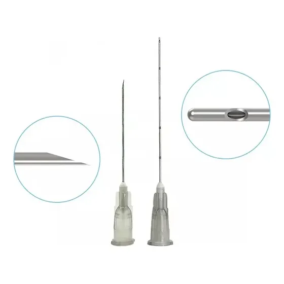 Micro Cánulas Flexibles + Aguja, 27g X 50mm, Pack 10 Uds
