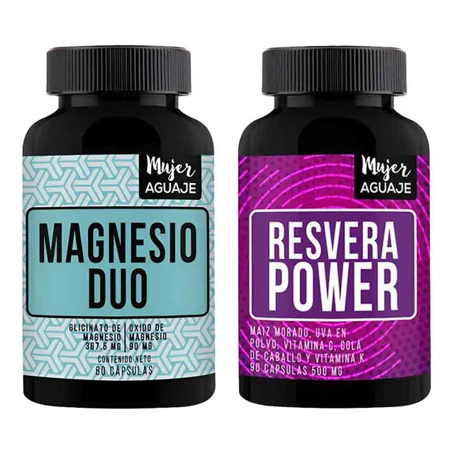 Magnesio Duo + Resvera Power Cápsulas Mujer Aguaje