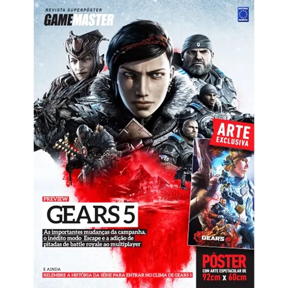 Revista  Físico Gamemaster Revista Superpôster Revista Superpôster  Europa  Edição  1  De Brasil 