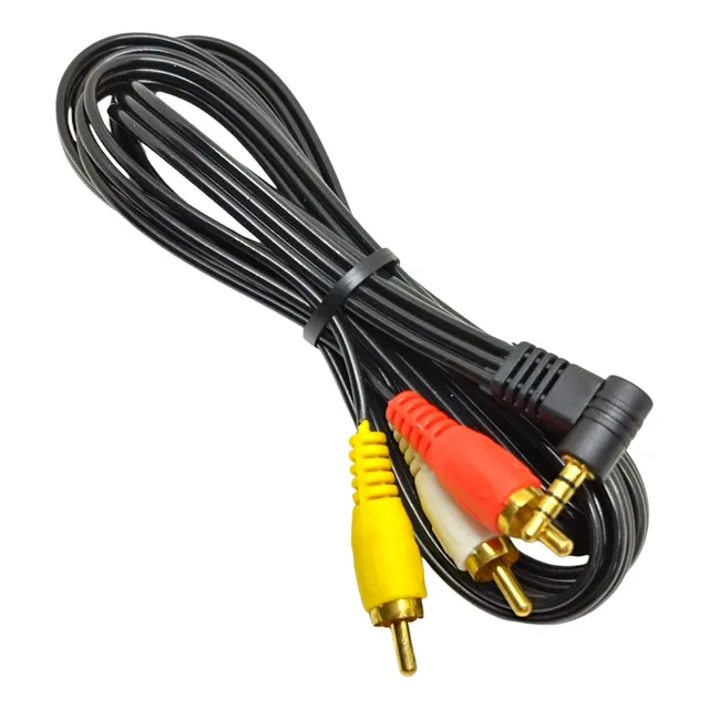 Cable Audio/video Plug 3.5 A 3 Rca (camcoder A Tv)