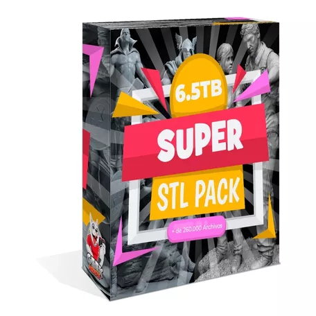Pack 5tb Stl Membresía Premium De Por Vida 200.000 Archivos
