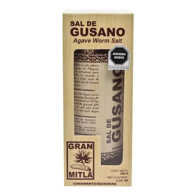 Sal De Gusano De Maguey ( 100grs ) Gourmet - Gran Mitla