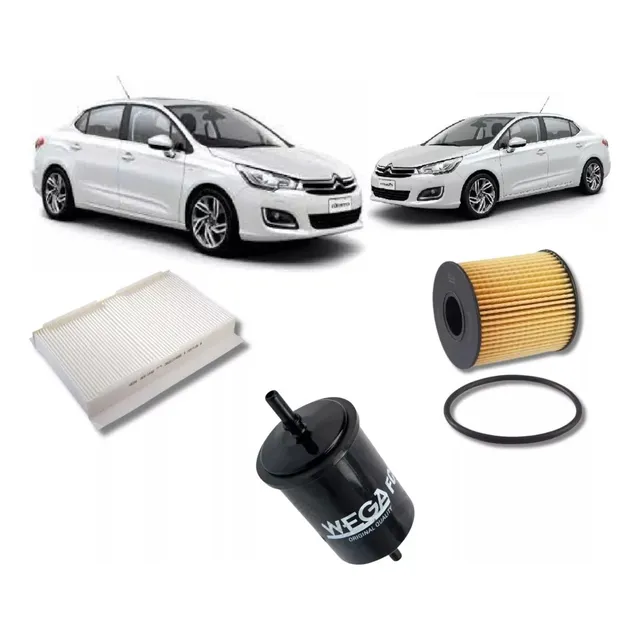 Kit Revisão Troca De Filtros Citroen C4 Lounge 1.6 16v Thp..