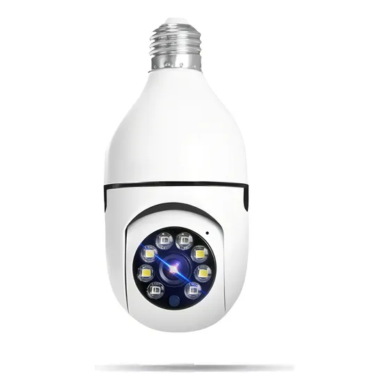 Cámara de seguridad Cámara de seguridad exterior 360 Wifi Cámara IP exterior blanca