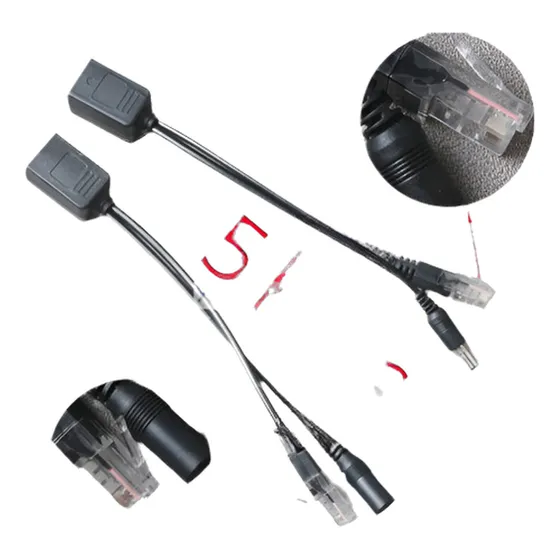 París 5 Poe Adaptador Rj45 Inyector Power Over Ethernet Pasi