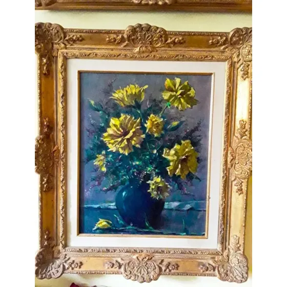 Cuadro De Flores De Lopez Mendez