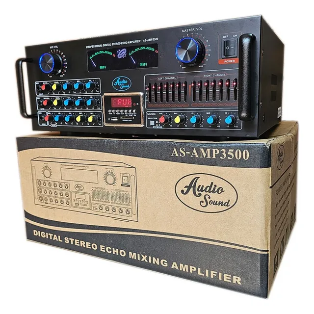 Amplificador Audio Sound As-amp3500 4 Canales 3500w