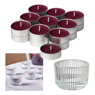 30 Vela Aromática De Frutos Rojos Incluye Porta Vela 30 Vela Aromática De Frutos Rojos Incluye Porta Vela