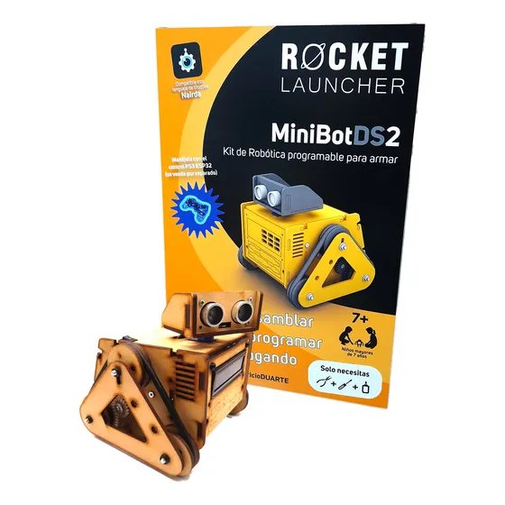 Robot Minibot Ds2 Rocket Launcher, Programable Con Arduino