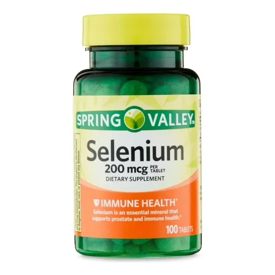 Selenio 200 Mcg 100 Tabletas Spring Valley