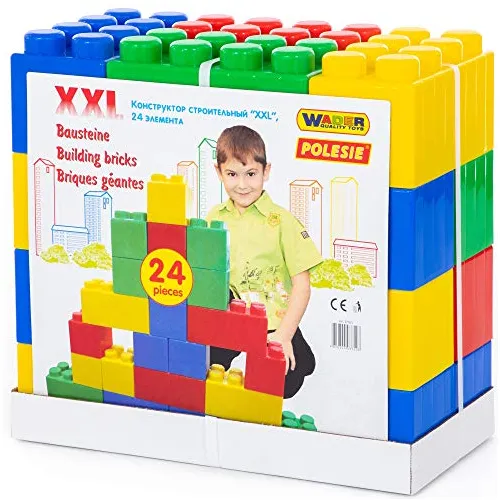 Juego De Bloques Gigantes Niños Pequeños De 24 Bloque...