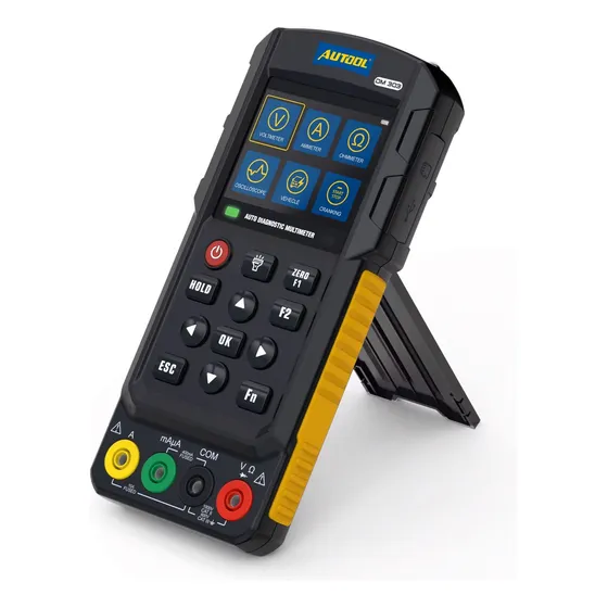 Tester Multimetro Automotriz Con Osciloscopio Autool Dm303