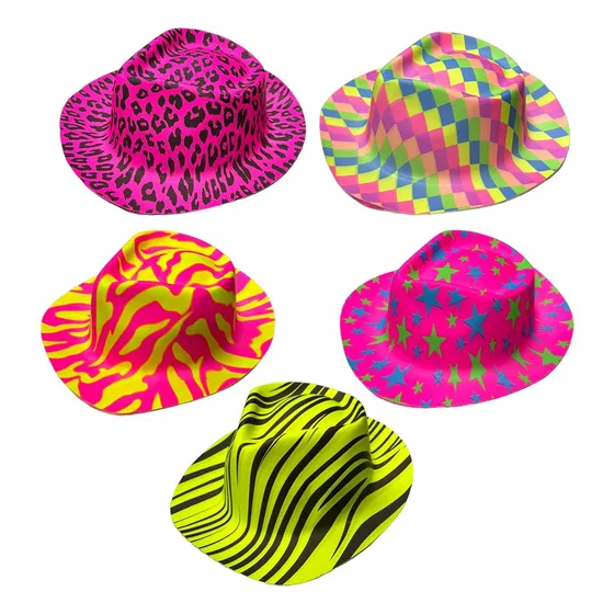 Gorro Vaquero Plástico Cotillón 12 Unidades Somoscotillon