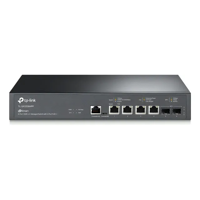 Switch Tp-link Tl-sx3206hpp Jetstream 6xpuerto 10ge L2 4xpoe