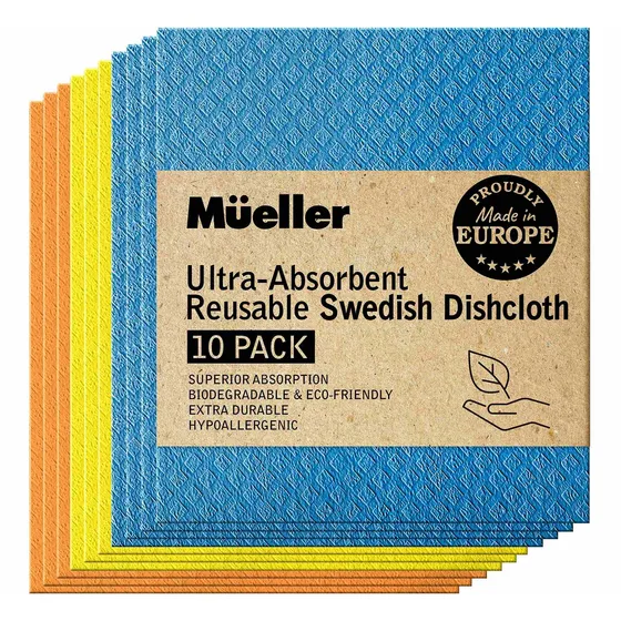Mueller Paño Cocina Sueco Reutilizable Ultra Absorbente