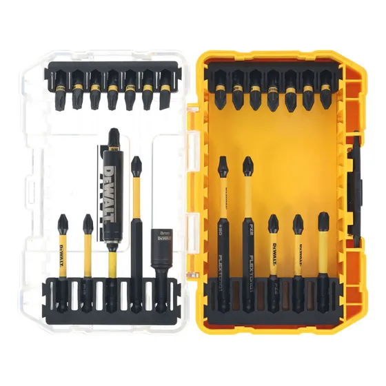 Set 25 Piezas Para Atornillar Flextorq Dewalt Dt70730t-qz Color Amarillo