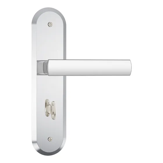 Fechadura Porta Banheiro Cromada Acabamento Inox 1820/35