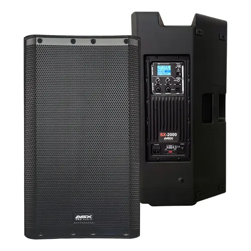Caixa Ativa Line Array 2vias 1500w Rms Soundcast Sl-8400 Dsp Cor