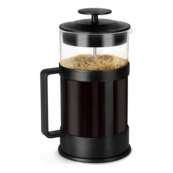 Cafetera Prensa Francesa 600ml Vidrio Ultra Resistente Ev