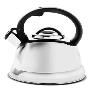 Chaleira Inox 2,7l Brinox C/apito Fogão Gås Elétrico Indução Chaleira Inox 2,7l Brinox C/apito Fogão Gås Elétrico Indução