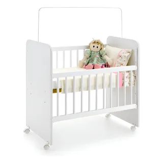Mini Berço C/ Colchão Duas Regulagens F2 Branco