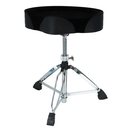 Asiento P/bateria Deluxe  Ajustable Negro