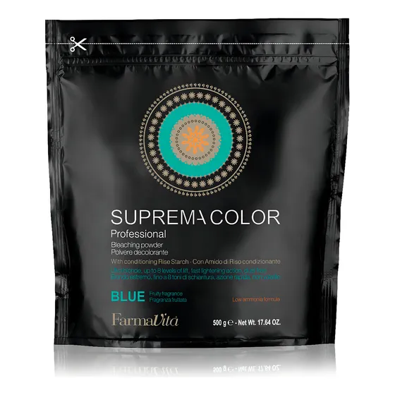 Decolorante Suprema Color 500 Grs Farmavita Tono Azul
