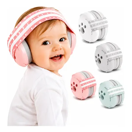 Abafador Ruído Auricular Infantil Confortável Bebê Autismo