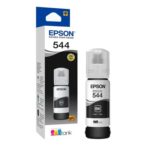 Botella De Tinta Epson T544120 Negro 4500 Páginas 65ml