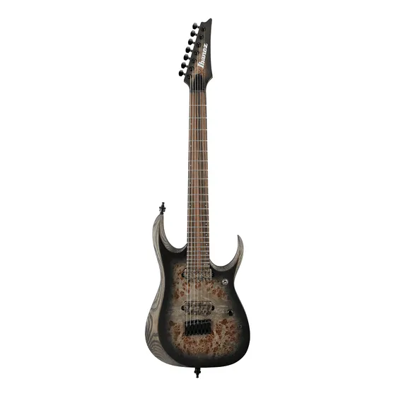 Guitarra Ibanez Rgd71alpa Charcoal Burst 7 Cordas Cor Marrom