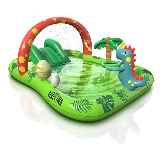 Piscina Inflable Niños, Centro De Juegos Inflable Dino...