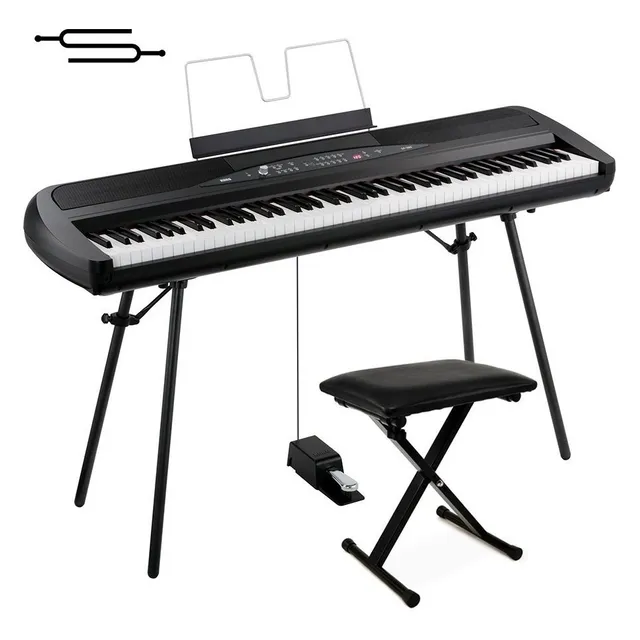 Piano Digital Korg Sp280 88 Teclas Peso + Soporte + Banqueta