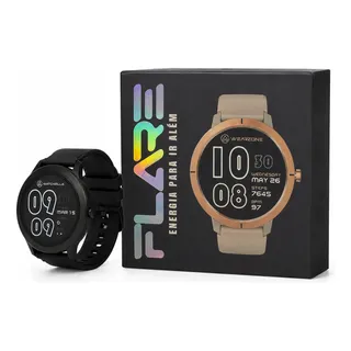 Smartwatch Wearzone Flare Gps Integrado À Prova D'água 5atm