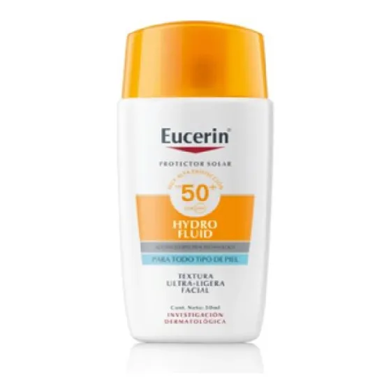 Protector Solar Facial Eucerin Hydro Fluid Fps50. 50ml.