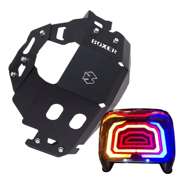 Stop Led Integrado Para Moto Boxer Ct 100 Y Pechera Lujo