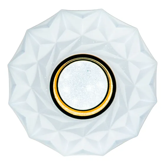 Lampara Decorativa Con Relieve Flor  Rosca E27