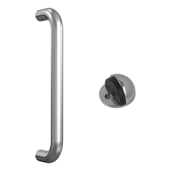 Manillón Yale Roma Acceso Simple 30cm Con Tope 1/2 Luna