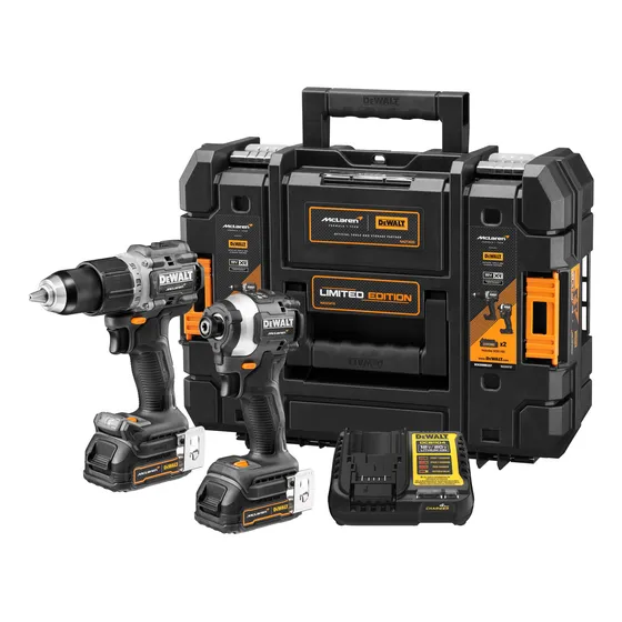 Kit Mclaren Taladro 1/2 +atornillador Impacto 1/4 20v Dewalt