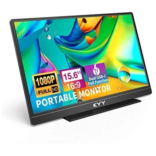 Monitor Kyy 15.6'' Fhd 1080p Hdmi Ucb-c 60hz -negro