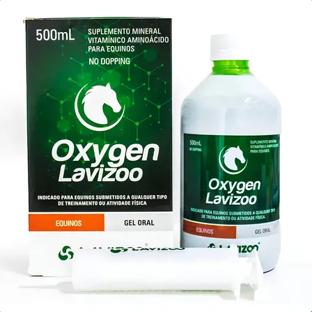 Oxygen Lavizoo Suplemento Resistência Força P/ Equino 500ml