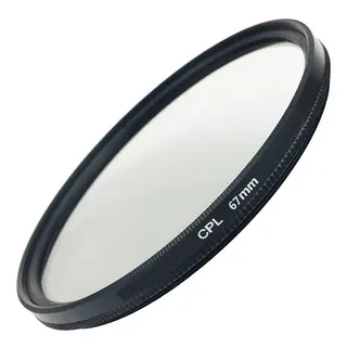 Filtro 67mm Cpl Polarizado Para Lentes Nikon Canon Sony  Negro