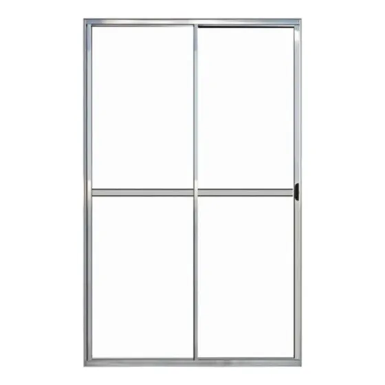 Porta Sacada 2 Folhas 2.10x1.20 Com Trinco Brilhante