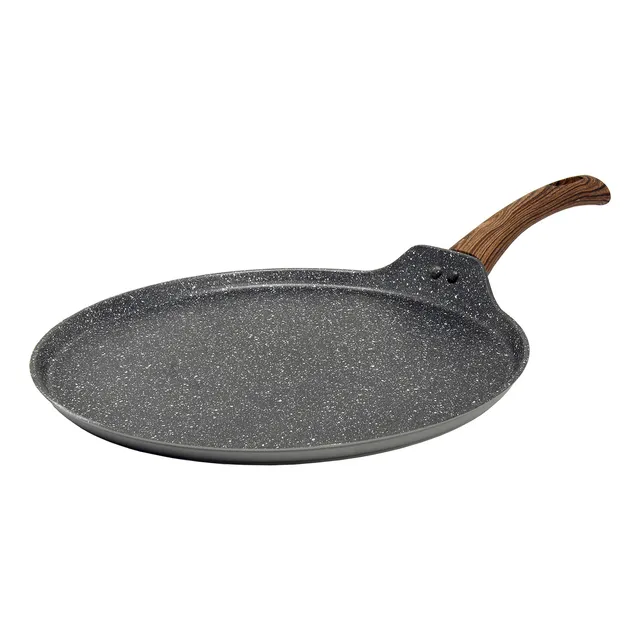 Westinghouse Crepera Antiadherente Mármol Gris Madera 32 Cm