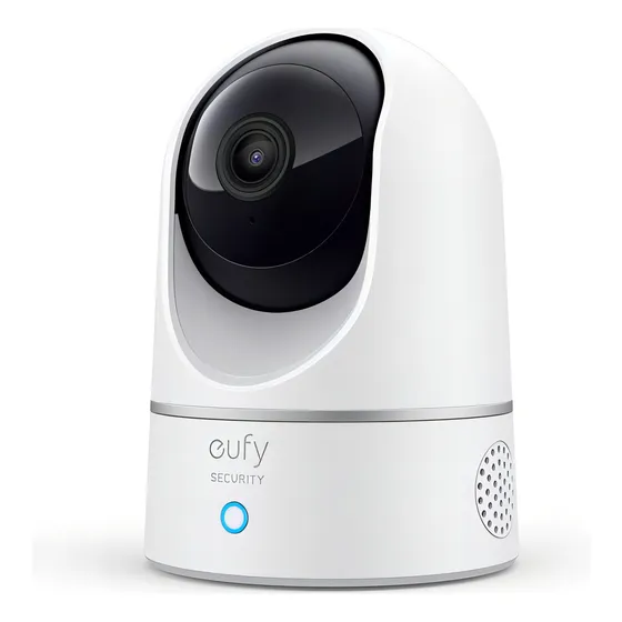Câmera De Segurança pan & tilt 360° Panorâmica 2k Ip Interna Eufy - Compatível com Apple Homekit, Alexa e Google Assistente