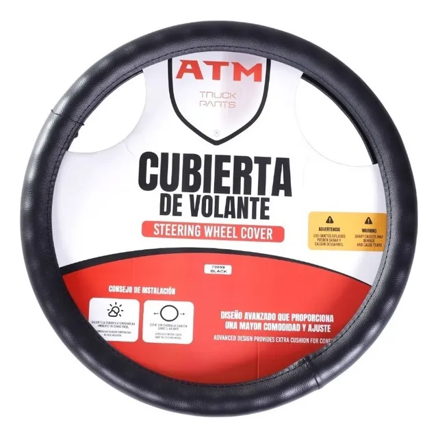 Cubierta For Volante De Tractocamion 18 Negro Atm
