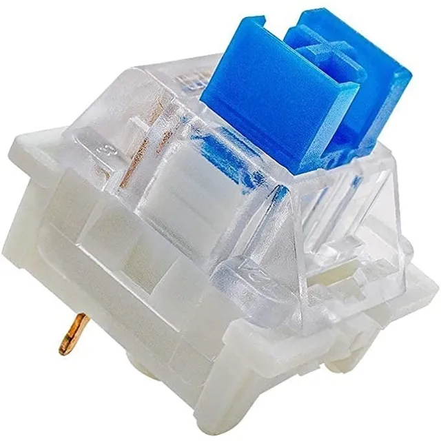 10 Piezas Switch Dustproof Mecánico Azul Tipo Cherry Mx