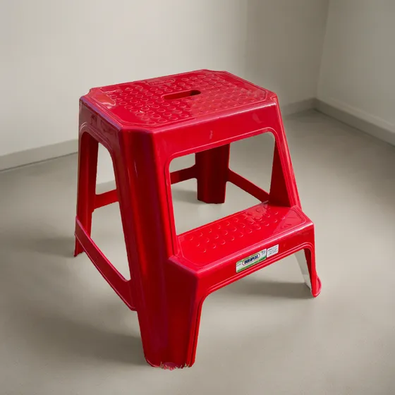 Banco Escalera Plastica Duraplas 2escalones Gama De Colores