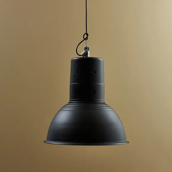 Lampara Campana Galponera Pantalla Ø50cm Vintage Industrial