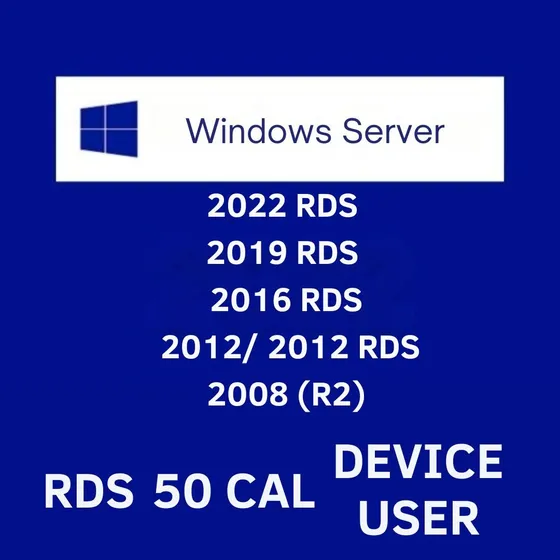 Retail 50 Cal Device Windows Server Rds 2023 2008