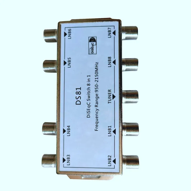 L Sinal De Satélite Ds81 8 Em 1 Diseqc Switch Lnb Receiver